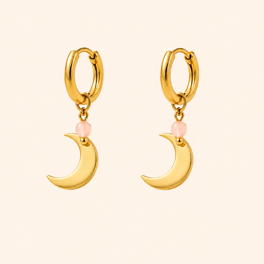 Siyansh Chandni Maan Oorbellen Goud Stainless Steel