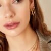 Ketting - drie lagen - Goud - Stainless Steel - Afbeelding 3