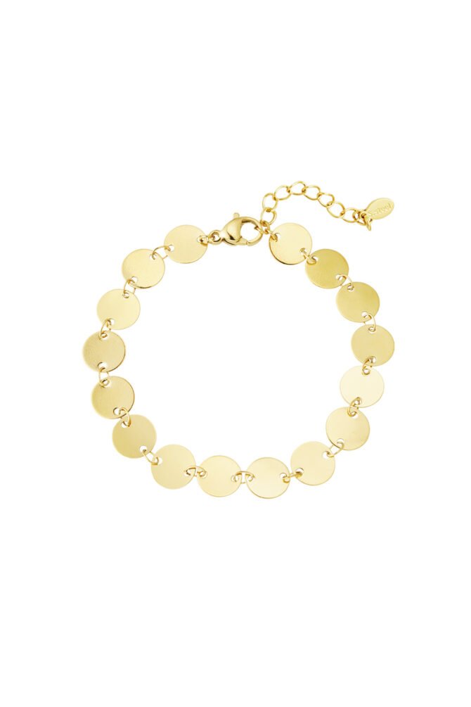 Armband - Linked Circles - Goud