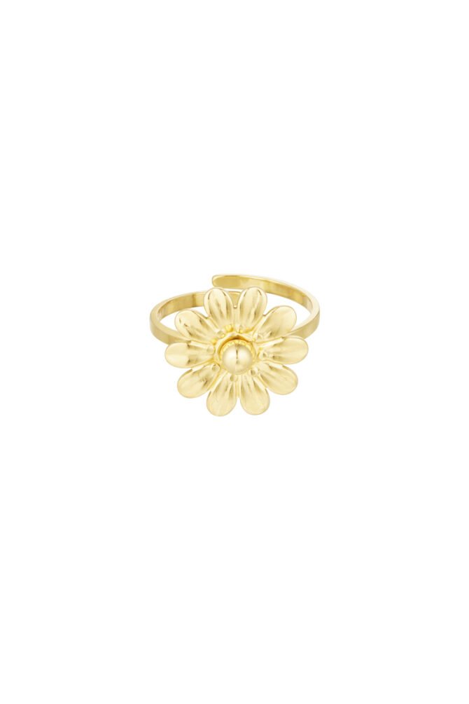 Ring - Blossom Bliss - Goudkleurig